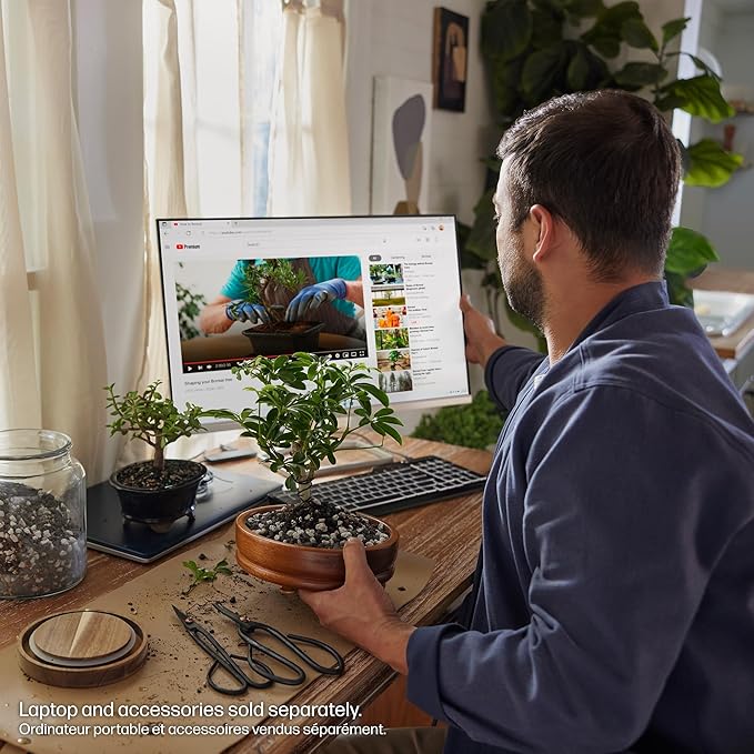 HP Series 5 27 inch FHD Monitor Full HD Display (1920 x 1080) IPS Panel 99% sRGB 1500:1 Contrast Ratio 300 nits Eye Ease with Eyesafe Certification 527sa (2024)