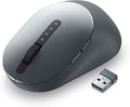 Dell MS5120W Mobile Pro Wireless Mouse – Wireless 2.4GHz Bluetooth 5.0 Microsoft Swift Pair/Dell Pair (Windows 10 &amp 11 only) Optical LED Sensor - Gray
