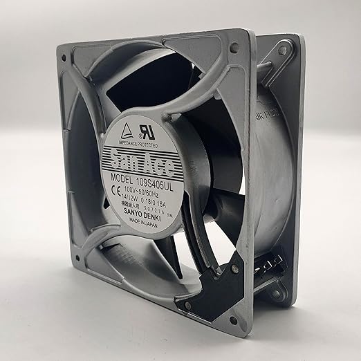 High-Performance 120mm Metal Frame Cooling Fan - 100V 14/12W 109S405UL for Optimal Laptop Cooling