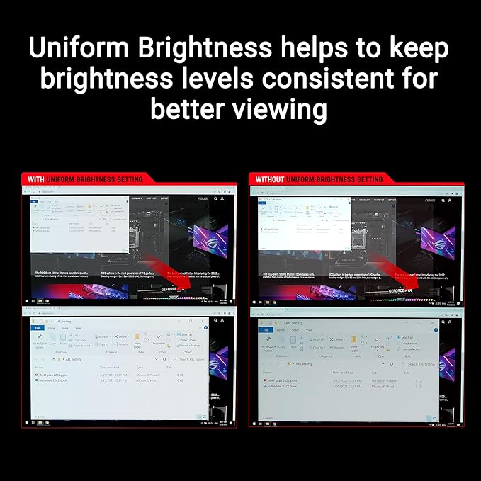 ASUS ROG Strix 34” Ultrawide QD-OLED HDR Gaming Monitor (XG34WCDG) - 3440x1440 175Hz 0.03ms OLED Care Pro True 10-bit G-SYNC Compatible DisplayWidget Extreme Low Motion Blur 3 yr Warranty