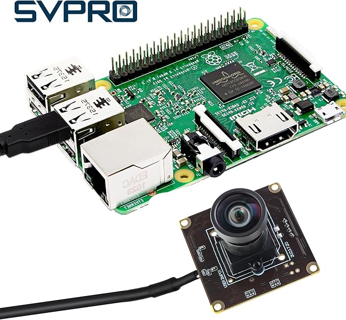 SVPRO 12MP USB Camera Module 4K 30fps Lightburn Camera 1080P 120fps High Speed with M12 Manual Focus Lens IMX577 Wide Angle PC Cam for Raspberry PiLinuxWindowsAndroidMac OS