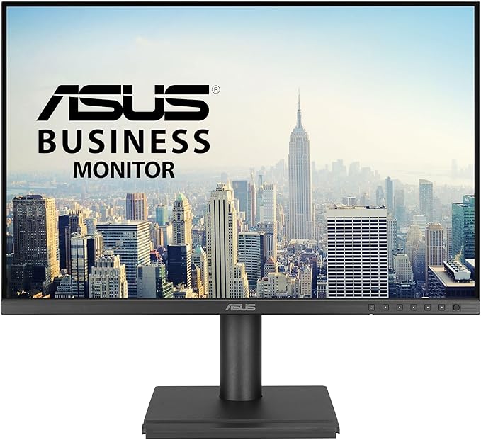 ASUS 24” Docking Monitor (BE248CFN) – WUXGA (1920x1200) IPS 100Hz Frameless USB-C Docking RJ45 Speakers Height Adjustable HDMI Daisy-Chain Eye Care Wall Mountable 3 yr Warranty