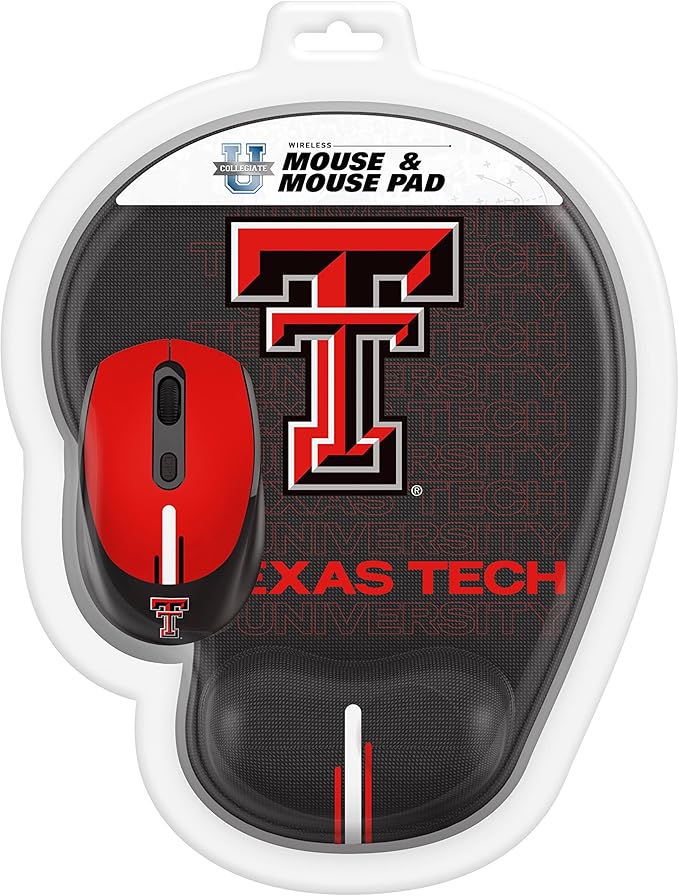 SOAR NCAA Unisex Wireless Mouse and Mouse Pad