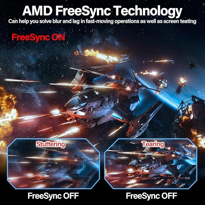 ZZA 34 UltraWide Curved UWQHD Monitor - Immersive Gaming Experience with 165Hz Refresh Rate VA Panel and AMD FreeSync Premium | HDR10 | 99% sRGB | 3440x1440