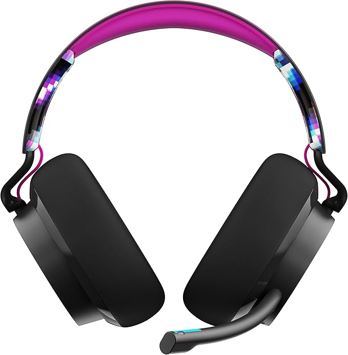 Skullcandy SLYR Pro Multi-Platform Wired Gaming Headset Removable Mic Lightweight Design Ultra-Soft Memory Foam Ear Cushions Mute and Volume Controls PC Xbox PlayStation - Black Digi-Hype