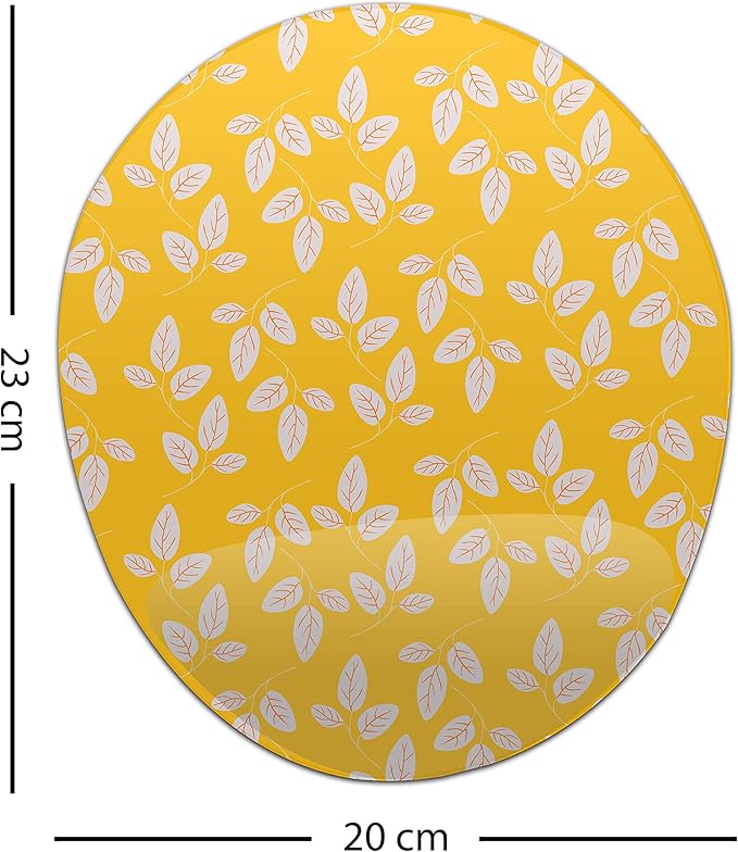 Ergonomic Mouse Pad with Wrist Rest Digital Printed Mouse Mat for Tendon Sheath Problems Non-Slip Base for Office and Home Size: 20 x 23 cm