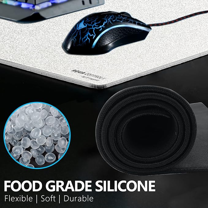 X-Raypad Aqua Control 2 Gaming Mouse Pad Ultra-High Precision Mouse Pad with Perfect Speed and Control Capability Consistent X and Y Glide Designed for Fps Players with Low DPI Requirements