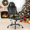 Gaming Chair Ergonomic Home Office Video Game Chairs Massage PU Leather Computer Chair Adjustable Swivel Chairs with Lumbar Support Headrest Camo