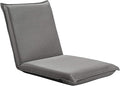 GOFLAME Adjustable Floor Chair 6-Position Folding Padded Gaming Sofa Chair Cushioned Back Support Lazy Sofa for Reading Meditation Games (Grey)