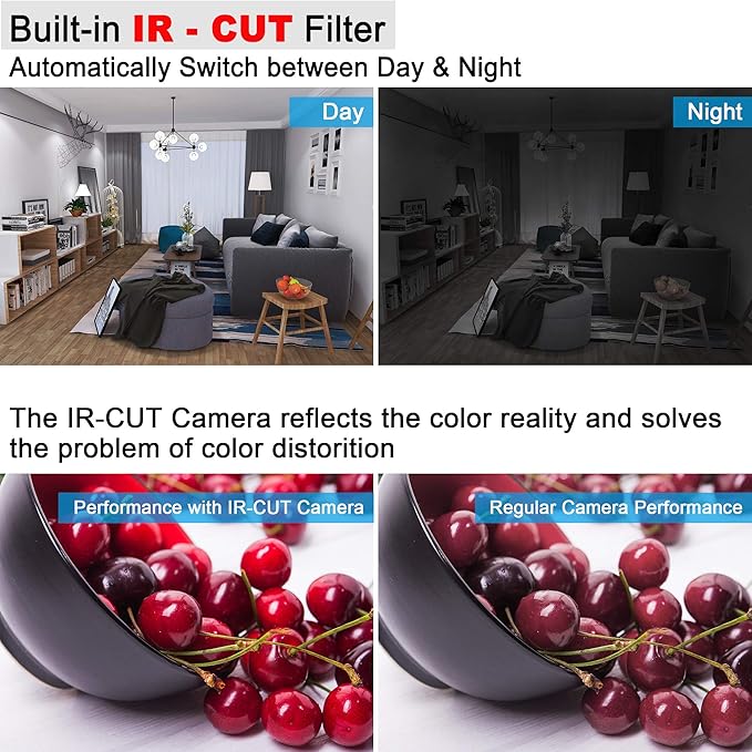 SVPRO 1080P Night Vision USB Camera CMOS OV2710 IR LED Infrared Webcam with IR Cut HD Surceillance Camera 3.6mm Lens Mini Cam with Metal Casing for Android Windows Linux Mac Raspberry