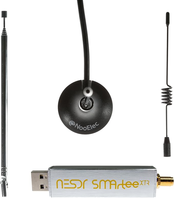 NESDR SMArTee XTR Bundle - Premium RTL-SDR w/Extended Tuning Range Aluminum Enclosure Bias Tee 0.5PPM TCXO SMA Input