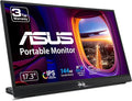 ASUS (MB17AHG ZenScreen 17” 1080P Portable USB Monitor - Full HD IPS 144Hz USB Type-C FreeSync Premium Eye Care L-Shaped Kickstand Tripod Mountable HDMI FSC Certified 3-Year WarrantyBlack