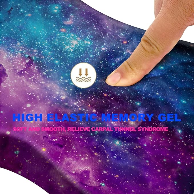 Mouse Pad Wrist Support Ergonomic Mouse Pad with Massage Dot Comfortable Computer Mouse Pad for Laptop Wrist Rest Pain Relief Mousepad with Non-Slip PU Base for Office &amp Home 12 x 8 in
