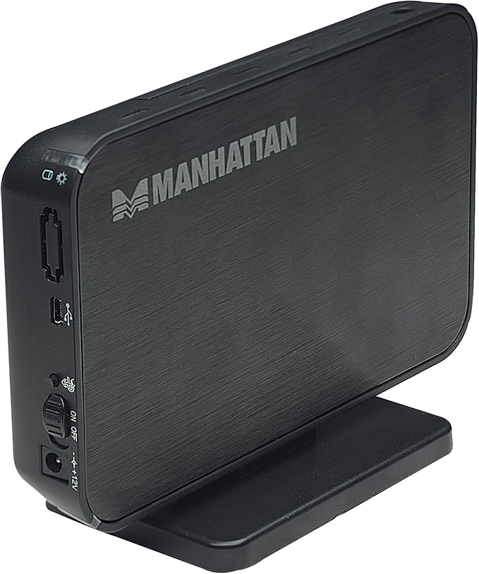 MANHATTAN Hi-Speed SATA 3.5-Inch eSATA External Hard Drive Enclosure 709026
