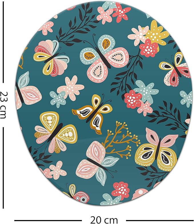 Ergonomic Mouse Pad with Wrist Rest Digital Printed Mouse Mat for Tendon Sheath Problems Non-Slip Base for Office and Home Size: 20 x 23 cm