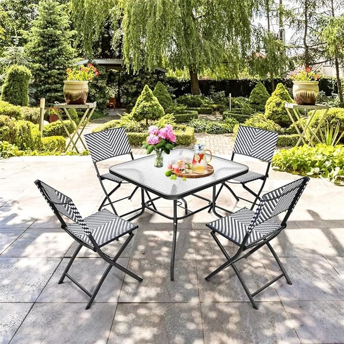 Office Chair Gaming Chair Computer Chair A Set of 4 Patio Folding Dining Chairs Camping Portable Garden