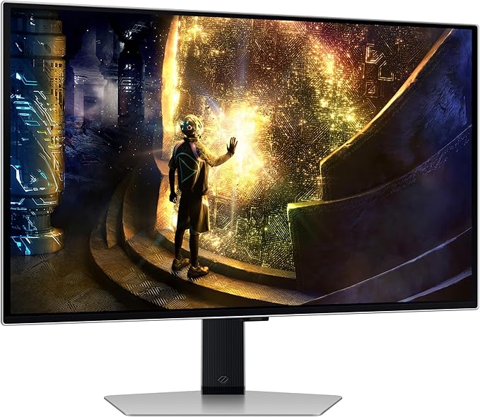 Samsung 27 Gaming Monitor G6 G61D Odyssey OLED QHD 240Hz 0.03Ms Silver Matte Height Adjustable and Pivot LS27DG612SMXUE