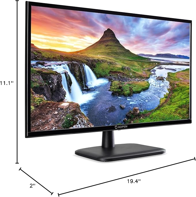 acer AOPEN 22CV1Q 21.5-inch VA Monitor 100Hz 1920x1080 Full HD Display (Renewed)