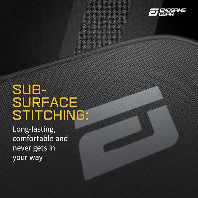 ENDGAME GEAR EM-C Plus Series XL Mouse Pad FPS Gaming Surface Stitched Edges Woven Cloth Surface Japanese Poron Base 500mm x 500mm x 3mm Black