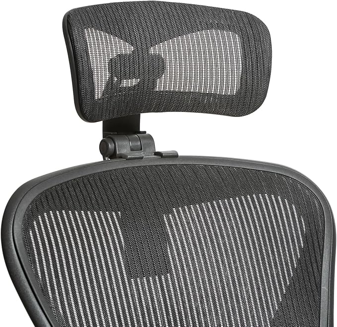 Engineered Now The Original Headrest for The Herman Miller Aeron Chair (HW Onyx)