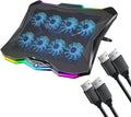 AICHESON AA3 Gaming Laptop 8 Cooling Fans and 2 x 1.3m USB A to A Cables Set
