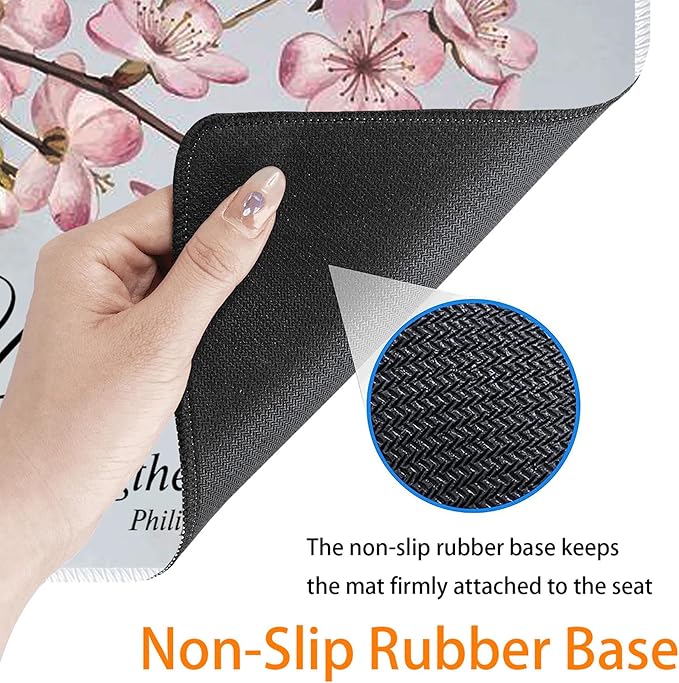 Durable Desk Mat + Wrist Rest Pad + Coasters Set Large Gaming Office Mouse Pad 31.5 x 11.8 Extended Non-Slip Rubber Keyboard Pad Laptop &amp Home Philippians 4-13