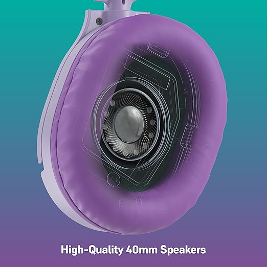 Turtle Beach Recon 70 Multiplatform Gaming Headset for Xbox Series X S Xbox One PS5 PS4 PlayStation Mobile &amp PC with 3.5mm - Flip-to-Mute Mic 40mm Speakers Lightweight Design Lavender