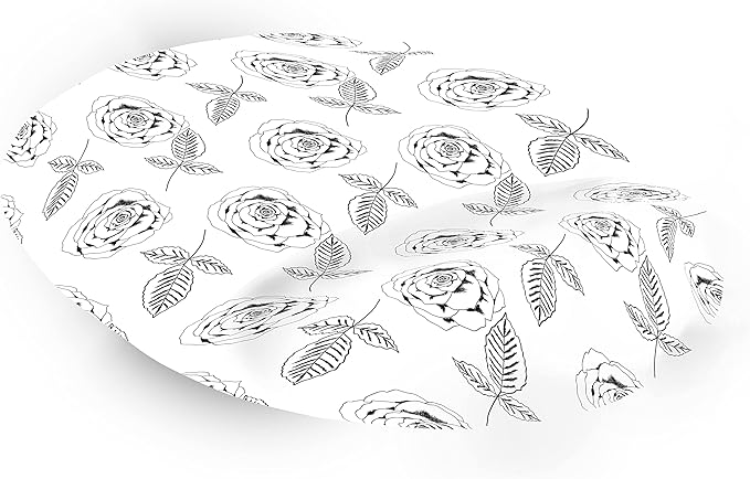 Ergonomic Mouse Pad with Wrist Rest Digital Printed Mouse Mat for Tendon Sheath Problems Non-Slip Base for Office and Home Size: 20 x 23 cm