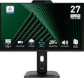 MSI PRO MP272PMG 24-inch IPS 1920 x 1080 (FHD) Computer Monitor 120Hz Webcam Adaptive-Synch EPEAT Silver HDMI DisplayPort VGA Port VESA Mountable Tilt Height Adjustable Speaker 1ms Black