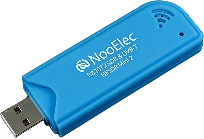 Nooelec NESDR Mini 2 USB RTL-SDR and ADS-B Receiver Set RTL2832U and R820T2 Tuner MCX Input. Low-Cost Software Defined Radio Compatible with Many SDR Software Packages ESD-Safe