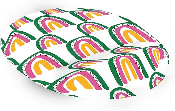 Ergonomic Mouse Pad with Wrist Rest Digital Printed Mouse Mat for Tendon Sheath Problems Non-Slip Base for Office and Home Size: 20 x 23 cm