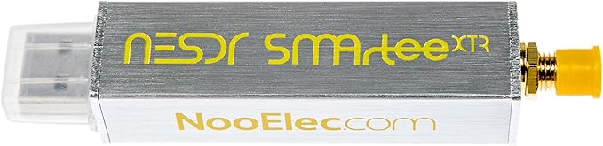 NooElec NESDR SMArTee XTR SDR - Premium RTL-SDR w/Extended Tuning Range Aluminum Enclosure Bias Tee 0.5PPM TCXO SMA Input. RTL2832U &amp E4000-Based Software Defined Radio