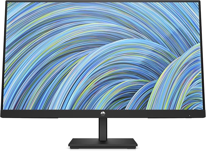 HP 24 FHD VA Monitor Full HD 1920 x 1080 LCD Display 5ms Response Time 75Hz Refresh Rate 16:9 Aspect Ratio 250 Nit FreeSync 3000:1 Contrast Ratio with 5ave HDMI Cable Flat-Black