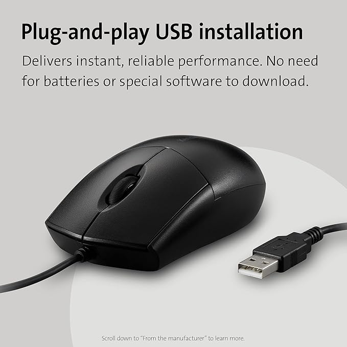 Kensington Pro Fit Washable Wired Mouse (K70315WW)