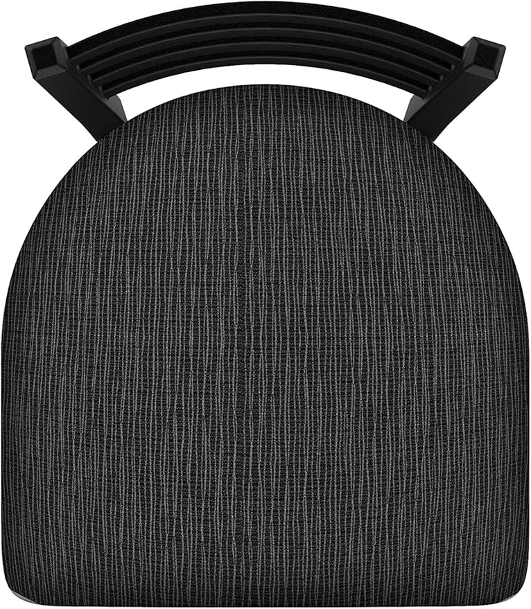 HBS 400 Jackie 18 Chair with Black Wrinkle Finish and Graph Coal Seat