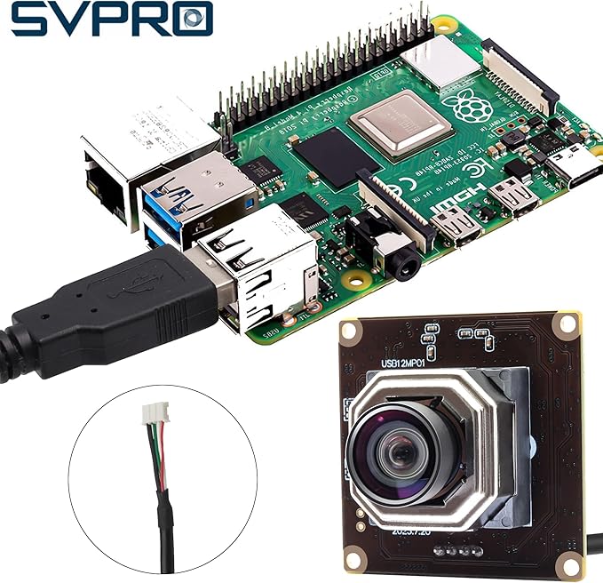 SVPRO 120FPS 1080P Autofocus Camera Module for Computer Laptop IMX577 12MP UVC Camera 4K 30fps Lightburn Camera USB2.0 Industrial Video Camera Wide Angle Bord Camera for Computer Vision