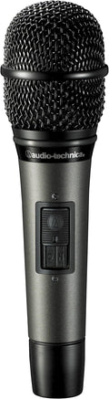 Audio-Technica ATM610a/S Pro Hypercardioid Dynamic Handheld Microphone with MagnaLock On/Off Switch 600ohms Impedance 40Hz-16kHz Frequency Response