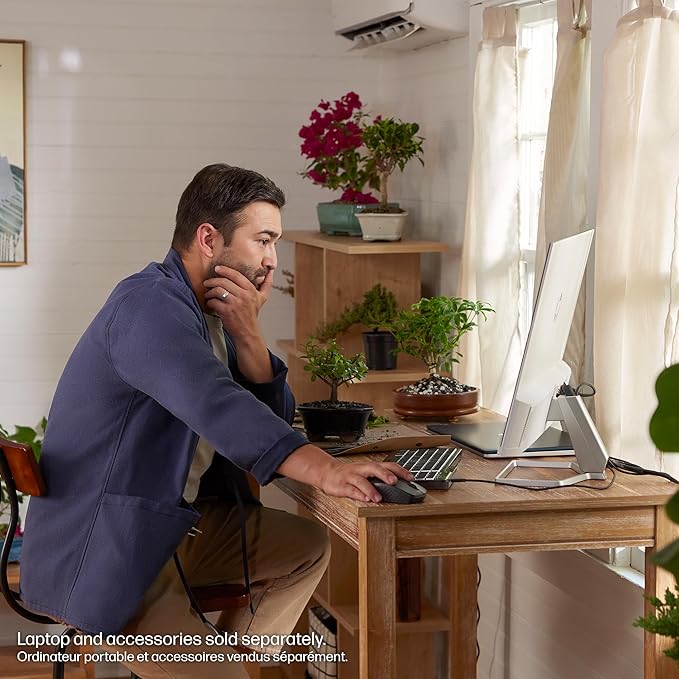 HP Series 5 27 inch FHD Monitor Full HD Display (1920 x 1080) IPS Panel 99% sRGB 1500:1 Contrast Ratio 300 nits Eye Ease with Eyesafe Certification 527sa (2024)