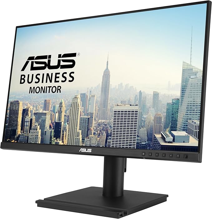 ASUS BE249CGN 23.8 FHD IPS Docking Monitor (1920 x 1080) 5ms Response Time 120Hz Frameless USB-C Docking RJ45 HDMI DisplayPort Speakers Ergonomic Design Low Blue Light