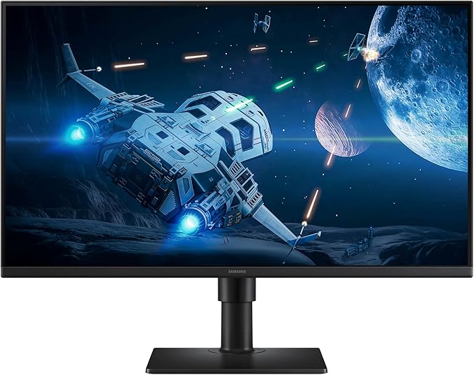 Samsung 27” (S40GD) Borderless Business Monitor with IPS Panel 100Hz Refresh Rate Eye Saver Mode Ergonomic Design Game Picture Mode LS27D408GANXGO