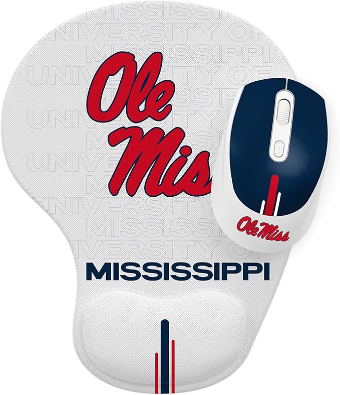 SOAR NCAA Unisex Wireless Mouse and Mouse Pad