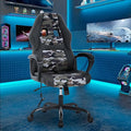 Video Gaming Chair with Massage Function Ergonomic Computer Desk Chairs Home Office Desk Chair with Lumbar Support Adjustable Height Swivel Wheels Camo