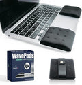 WavePads by PostureUp – Original Two Pack Adjustable Wrist Rests for Laptop and Keyboard Ergonomic Memory Foam Laptop Wrist Pads for Wrist Pain &amp Carpal Tunnel Relief Memory Foam Wrist Support Pa