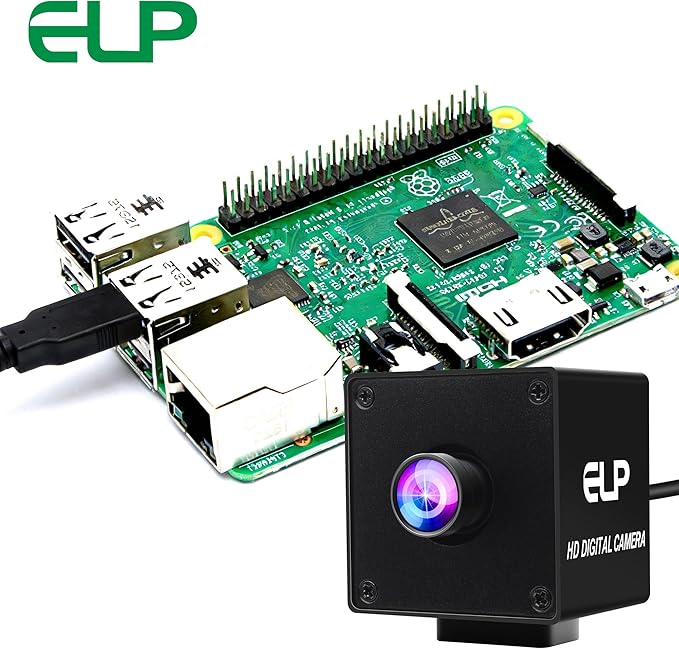 ELP Ultra HD 20MP USB3.0 Camera for Computer Mini UVC 3840P USB3.0/2.0 Lightburn Cameras for Windows Linux Mac Pi Wide Angle 95°(H) AR2020 High Speed 4K 30FPS Webcam for PC Laptop Jetson Nano