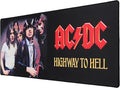 SUBSONIC - AC/DC Mouse Pad 35 in x 15.7 in - Gift ACDC Gaming Desk pad 90 cm x 40 cm - Official Licensed