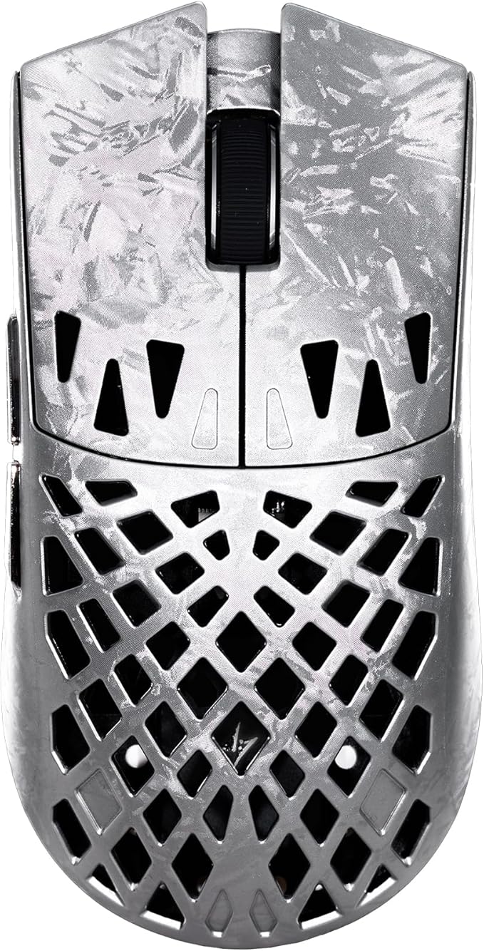 ATK Blazing Sky Ghost Hollow Carbon Fiber Wireless Gaming MousePAW3950 Ultra Sensor Nordic 54L15 8k Poling 48g Tri-Mode 2.4G/Bluetooth/Wired