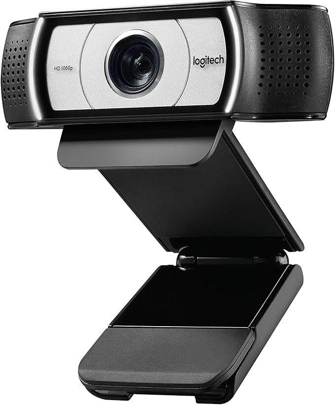 Logitech C930e 1080P HD Video Webcam - 90-Degree Extended View Microsoft Lync 2013 and Skype Certified - Black