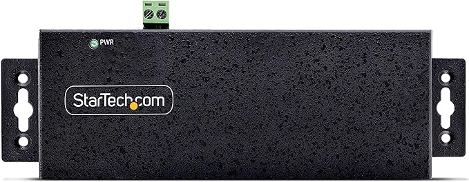 StarTech.com 7-Port Industrial USB 10Gbps Hub with Power Adapter Metal Mountable 5X USB-A/2x USB-C Downstream Ports TAA