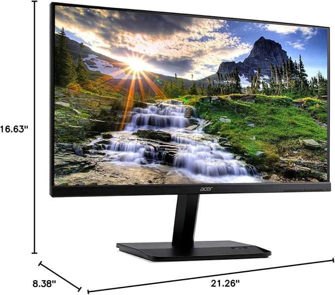Acer KA241Y bix 23.8-inch FHD 1080P VA Monitor (HDMI &amp VGA Port) - Black