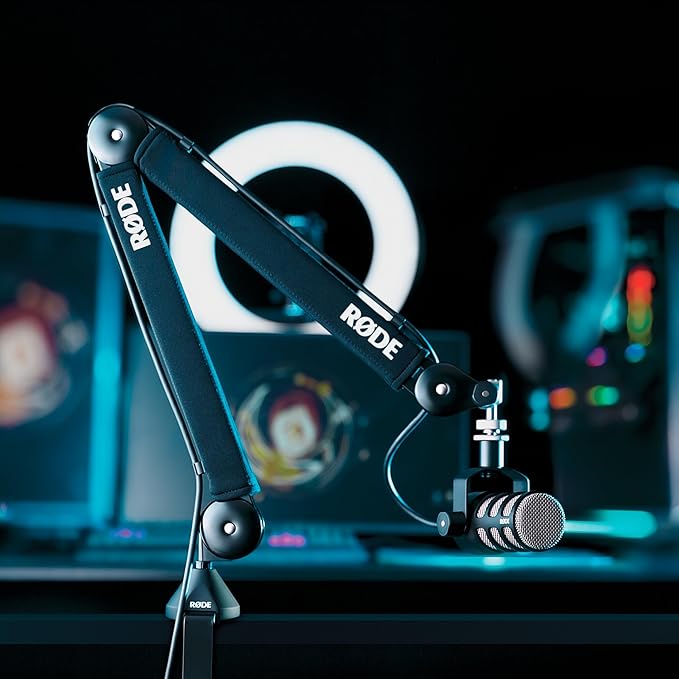 Rode PSA1+ Desk-Mounted Broadcast Microphone Boom Arm with Premium XLR Cable (3m)